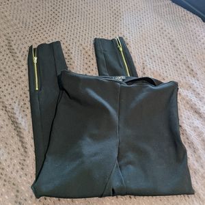 Ann Taylor fitted pants with zipper ankles size 2